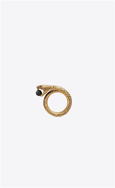 ysl snake ring